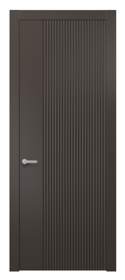 Межкомнатная дверь Альба 8643 Матовый антрацит  Цена 40199 ₽ | Volhovec