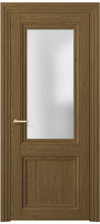 Межкомнатная дверь Centro 2524 Торфяной дуб Сатинированное стекло Цена 40719 ₽ | Volhovec