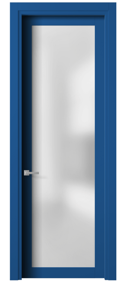 Межкомнатная дверь Planum 2102 Матовый белоснежный Сатинированное стекло Цена 49519 ₽ | Volhovec