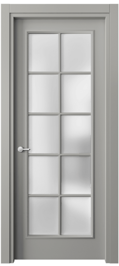 Дверь межкомнатная Paris 8102 Матовый нейтральный серый Сатинированное стекло Гладкий наличник МНСР Цена 61599 ₽ Наличники уже входят в базовый комплект. Фабрика дверей Волховец 8 (800) 551 43 19 Межкомнатная дверь Paris 8102 Матовый нейтральный серый Сатинированное стекло Цена 61599 ₽| Volhovec