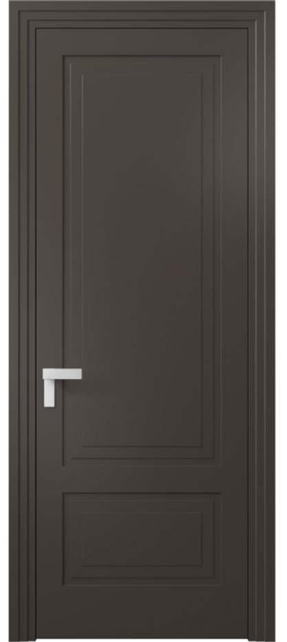 Межкомнатная дверь Rocca АКП 8341 Матовый антрацит  Цена 64399 ₽ | Volhovec