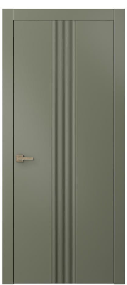 Межкомнатная дверь Linea 8042 Матовый оливковый тёмный  Цена 10068600 so'm | Volhovec