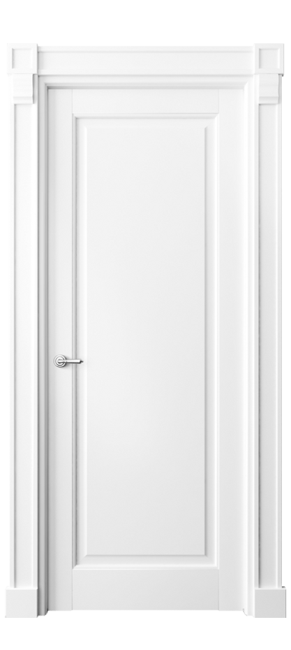 Межкомнатная дверь Тоскана Плано 6301 Матовый белоснежный  Цена 137839 ₽ | Volhovec