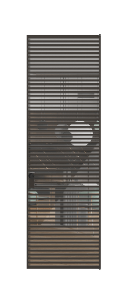 Алюминиевая дверь АЛПЛ040.07  Алюминий антрацит Рефлективное прозрачное стекло "Stopsol", калёное, 6мм. Без короба ААН Цена 225390 Стоимость комплекта двери включает: 
1. Полотно (600/650/700/750/800/850/900/950*2000-2400 мм).
2. Короб
3. Комплект фурнитуры (2 торцевые петли и магнитный замок с ответной планкой). Фабрика дверей Волховец 8 (800) 551 43 19  Алюминиевая дверь АЛПЛ040.07 Алюминий антрацит Рефлективное прозрачное стекло "Stopsol", калёное, 6мм Цена 225390  | Volhovec