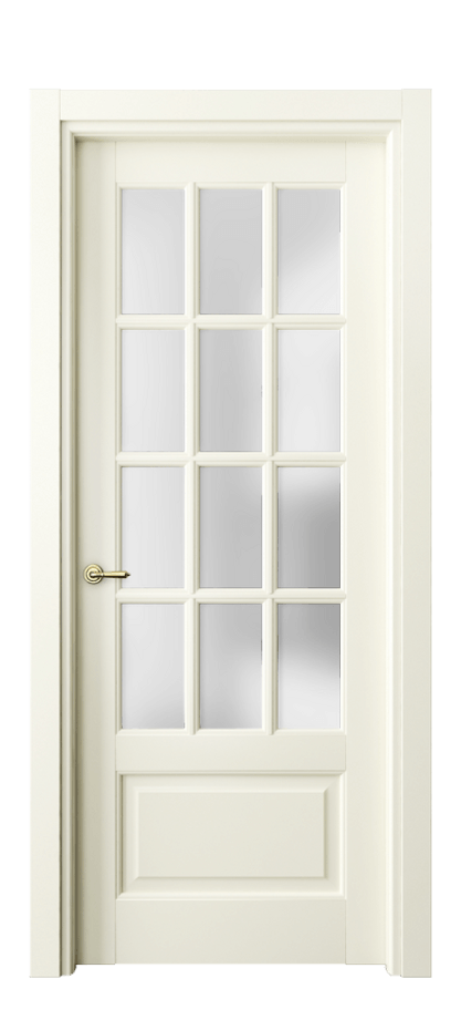 Межкомнатная дверь Toscana Grigliato 6313 Бук молочно-белый Сатинированное стекло Цена 107599 ₽ | Volhovec