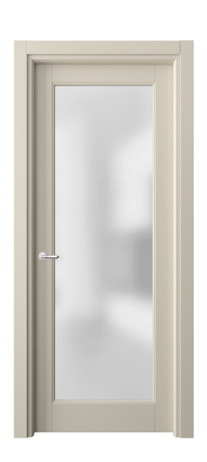 Межкомнатная дверь Toscana Litera 6300 Бук бежево-серый Сатинированное стекло Цена 94599 ₽ | Volhovec