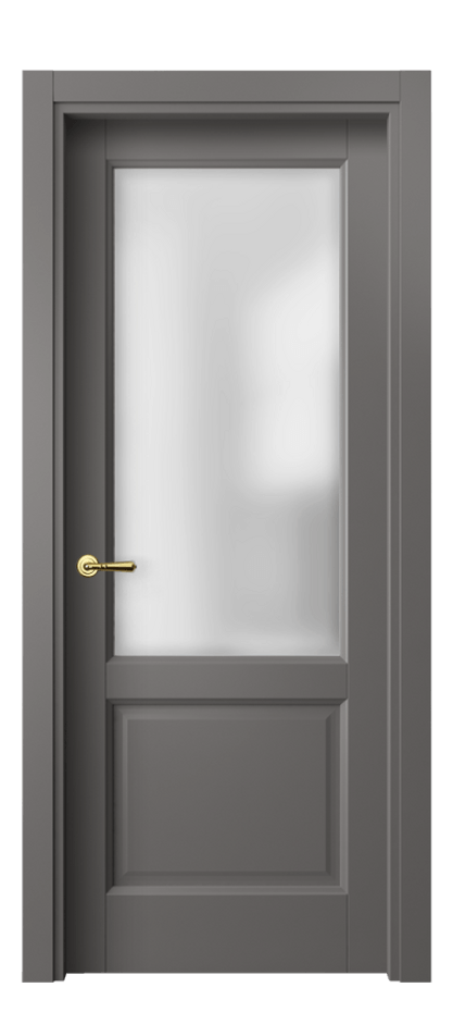 Межкомнатная дверь Галант 1422 Матовый классический серый Сатинированное стекло Цена 43274 ₽ | Volhovec