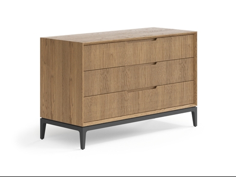 Мебель Комод Velvet 3 ящика. Цвет Дуб мускатный матовый. Материал Массив дуба матовый. Коллекция Комод Velvet 3 ящика. Картинка.