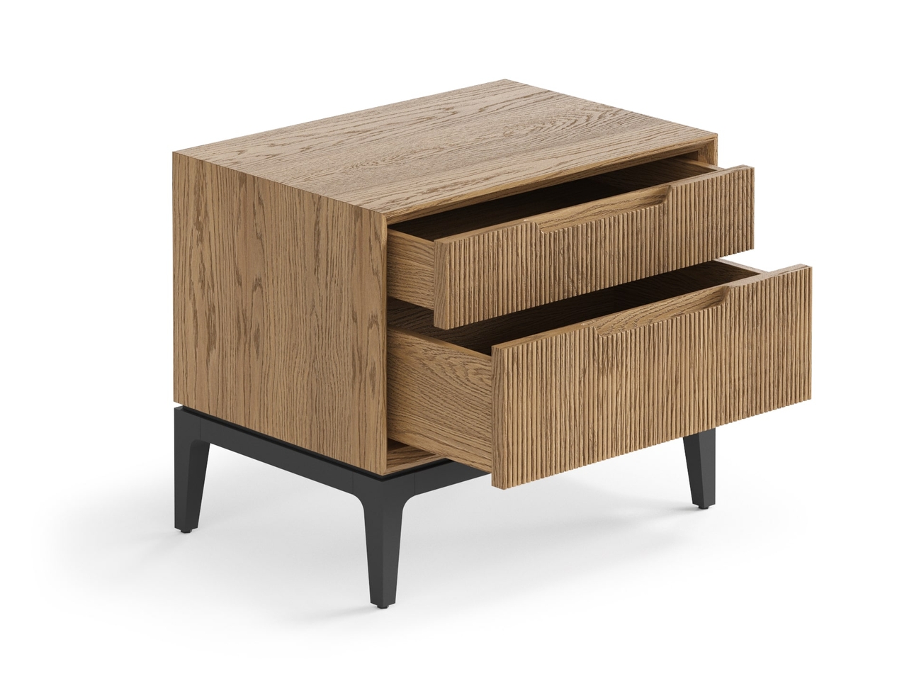 Тумба прикроватная Velvet 2 ящика дуб мускатный матовый