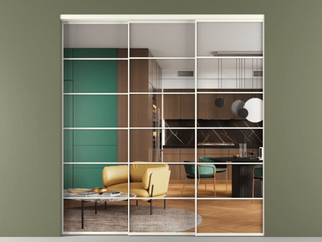 Перегородка Formato внутри проёма телескопик синхро-2 #VENDORCODE# #FURNISH# #GLASS# Цена #PRICE# #CURRENCY#  | Volhovec