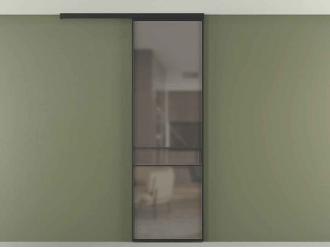 Перегородка Formato вдоль стены на потолок одностворчатая АЛПР 040.02 Алюминий Черный Сатинированное серое стекло, триплекс, 6 мм. Скрытый короб ЧЕР Цена 106340 ₽ 1. Полотно 2 шт. (800/2100 мм)
2. Комплект установки раздвижной системы
3. Базовый комплект фурнитуры
4.Ручка RONDO
. Фабрика дверей Волховец 8 (800) 551 43 19 Перегородка Formato вдоль стены на потолок одностворчатая АЛПР 040.02 Алюминий Черный Сатинированное серое стекло, триплекс, 6 мм Цена 106340 ₽ | Volhovec