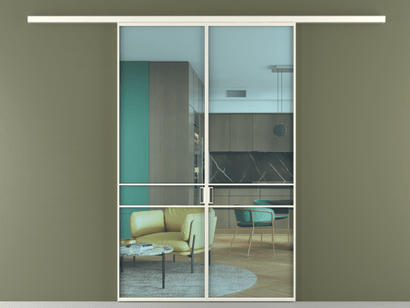 Алюминевая перегородка АЛПР 040.02_АЖМ_ПРОЗ ГОЛ_new. Цвет Алюминий жемчужный. Материал Алюминий в эмали. Коллекция Перегородка Formato вдоль стены двустворчатая. Фото. Алюминевая перегородка АЛПР 040.02_АЖМ_ПРОЗ ГОЛ_new. Цвет Алюминий жемчужный. Материал Алюминий в эмали. Коллекция Перегородка Formato вдоль стены двустворчатая. Картинка.