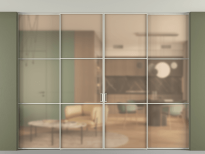 Алюминевая перегородка АЛПР 040.03_БЕЛ_САТ ОРАНЖ_new. Цвет Алюминий Белый. Материал Алюминий. Коллекция Перегородка Formato внутри проёма четырёхстворчатая со скрытым креплением в потолок. Фото. Алюминевая перегородка АЛПР 040.03_БЕЛ_САТ ОРАНЖ_new. Цвет Алюминий Белый. Материал Алюминий. Коллекция Перегородка Formato внутри проёма четырёхстворчатая со скрытым креплением в потолок. Картинка.