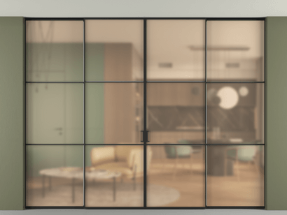 Алюминевая перегородка АЛПР 040.03_ЧРН_САТ ОРАНЖ_new. Цвет Алюминий Черный. Материал Алюминий. Коллекция Перегородка Formato внутри проёма четырёхстворчатая со скрытым креплением в потолок. Фото. Алюминевая перегородка АЛПР 040.03_ЧРН_САТ ОРАНЖ_new. Цвет Алюминий Черный. Материал Алюминий. Коллекция Перегородка Formato внутри проёма четырёхстворчатая со скрытым креплением в потолок. Картинка.