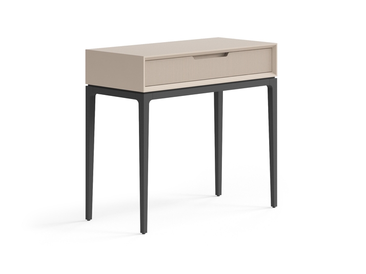 Мебель Консоль Velvet 1 ящик. Цвет Матовый бисквитный. Материал Гладкая эмаль. Коллекция Консоль Velvet 1 ящик. Фото. Мебель Консоль Velvet 1 ящик. Цвет Матовый бисквитный. Материал Гладкая эмаль. Коллекция Консоль Velvet 1 ящик. Картинка.