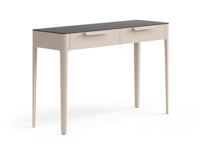 Мебель Консоль Piega 2 ящика. Цвет Матовый бисквитный. Материал Гладкая эмаль. Коллекция Консоль Piega 2 ящика. Фото. Мебель Консоль Piega 2 ящика. Цвет Матовый бисквитный. Материал Гладкая эмаль. Коллекция Консоль Piega 2 ящика. Картинка.