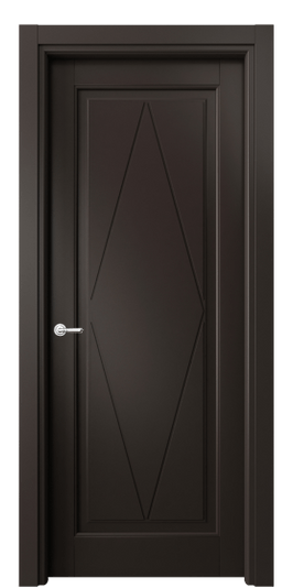 Дверь межкомнатная 6341 БАН. Цвет Бук антрацит. Материал Массив бука эмаль. Коллекция Toscana Rombo. Картинка.