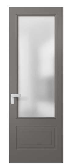 Межкомнатная дверь 8342 МКЛС Сатин. Цвет Матовый классический серый. Материал Гладкая эмаль. Коллекция Рокка. Фото. Дверь межкомнатная 8342 МКЛС Сатин. Цвет Матовый классический серый. Материал Гладкая эмаль. Коллекция Рокка. Картинка.
