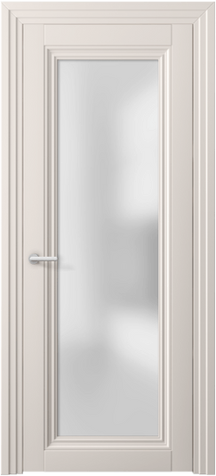Дверь межкомнатная 2502 ПЭТБ САТ. Цвет ПЭТ тёплый-белый. Материал ПЭТ. Коллекция Centro. Картинка.