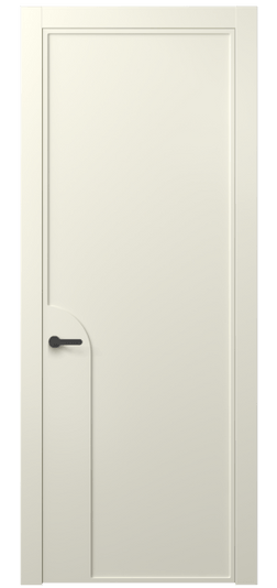 Дверь межкомнатная АКП 8605 ММБ. Цвет Матовый молочно-белый. Материал Гладкая эмаль. Коллекция Frame. Картинка.