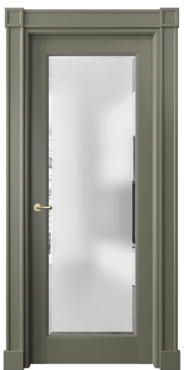 Межкомнатная дверь 6300 БОТ САТ-Ф. Цвет Бук оливковый тёмный. Материал Массив бука эмаль. Коллекция Toscana Plano. Фото. Дверь межкомнатная 6300 БОТ САТ-Ф. Цвет Бук оливковый тёмный. Материал Массив бука эмаль. Коллекция Toscana Plano. Картинка.