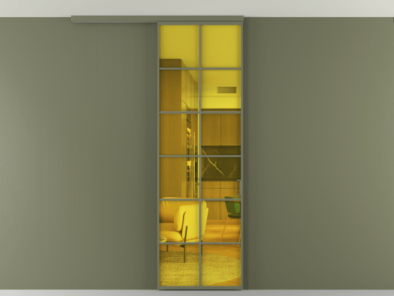 Алюминевая перегородка АЛПР 040.05_АОТ_ПРОЗ ЖЕЛ_new. Цвет Алюминий оливковый тёмный. Материал Алюминий в эмали. Коллекция Перегородка Formato вдоль стены на потолок 1 створка. Фото. Алюминевая перегородка АЛПР 040.05_АОТ_ПРОЗ ЖЕЛ_new. Цвет Алюминий оливковый тёмный. Материал Алюминий в эмали. Коллекция Перегородка Formato вдоль стены на потолок 1 створка. Картинка.