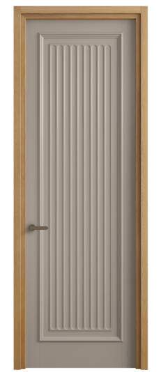 Дверь межкомнатная 6701 МБСК. Цвет Матовый бисквитный. Материал Гладкая эмаль. Коллекция Шарм. Картинка.