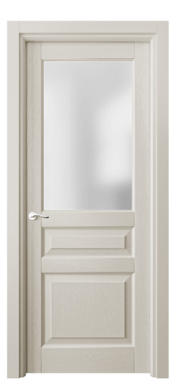 Дверь межкомнатная 0710 ДОС САТ. Цвет Дуб облачный серый. Материал Массив дуба эмаль. Коллекция Lignum. Картинка.