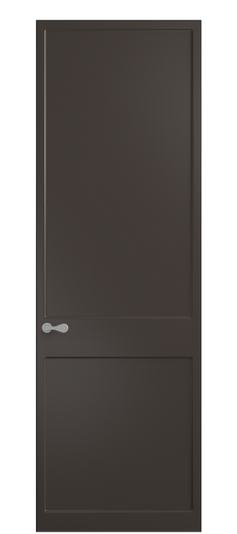Дверь межкомнатная 7521 МАН. Цвет Матовый антрацит. Материал Гладкая эмаль. Коллекция Softform. Картинка.