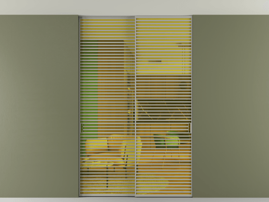 Алюминевая перегородка АЛПР 040.07_АНСР_ПРОЗ ЖЕЛ_new. Цвет Алюминий нейтральный серый. Материал Алюминий в эмали. Коллекция Перегородка Formato внутри проёма скрытое крепление в потолок 2 створки. Фото. Алюминевая перегородка АЛПР 040.07_АНСР_ПРОЗ ЖЕЛ_new. Цвет Алюминий нейтральный серый. Материал Алюминий в эмали. Коллекция Перегородка Formato внутри проёма скрытое крепление в потолок 2 створки. Картинка.