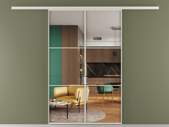 Алюминевая перегородка АЛПР 040.03_АОС_Crystalvision_new. Цвет Алюминий облачно-серый. Материал Алюминий в эмали. Коллекция Перегородка Formato вдоль стены 2 створки. Фото. Алюминевая перегородка АЛПР 040.03_АОС_Crystalvision_new. Цвет Алюминий облачно-серый. Материал Алюминий в эмали. Коллекция Перегородка Formato вдоль стены 2 створки. Картинка.