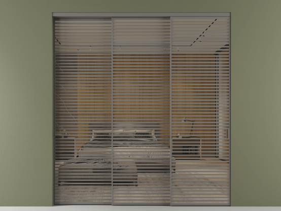 Алюминевая перегородка АЛПР 040.07_АКЛС_Stopsol Bronze_new. Цвет Алюминий классический серый. Материал Алюминий в эмали. Коллекция Перегородка Формато внутри проёма 3 створки с синхронным механизмом. Фото. Алюминевая перегородка АЛПР 040.07_АКЛС_Stopsol Bronze_new. Цвет Алюминий классический серый. Материал Алюминий в эмали. Коллекция Перегородка Формато внутри проёма 3 створки с синхронным механизмом. Картинка.