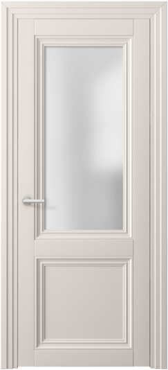 Дверь межкомнатная 2524 ПЭТБ САТ. Цвет ПЭТ тёплый-белый. Материал ПЭТ. Коллекция Centro. Картинка.