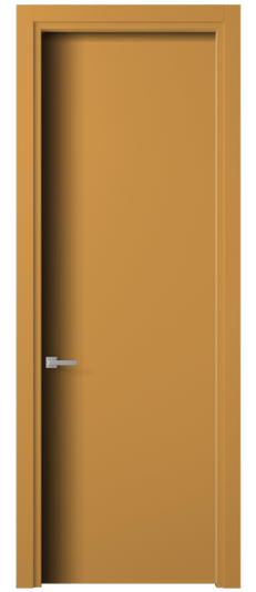 Дверь межкомнатная 0010 - planum Пастельно-жёлтый RAL 1034. Цвет RAL Пастельно-жёлтый RAL 1034. Материал Гладкая эмаль. Коллекция Planum. Картинка.