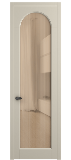 Дверь межкомнатная 6804 МБСР MORU Оранжевый. Цвет Матовый бежево-серый. Материал Гладкая эмаль. Коллекция Palazzo. Картинка.