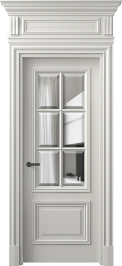 Дверь межкомнатная 7312 БС ПРОЗ Ф. Цвет Бук серый. Материал Массив бука эмаль. Коллекция Antique. Картинка.