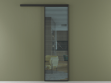 Перегородка Formato вдоль стены 1 створка