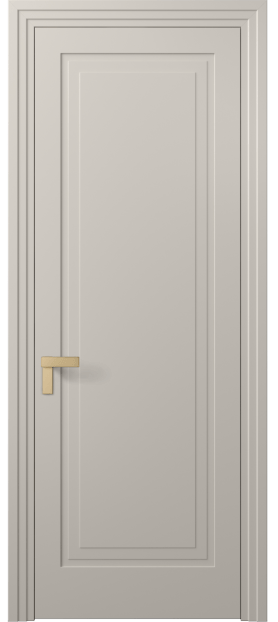 Дверь межкомнатная 8301 МСБЖ. Цвет Матовый светло-бежевый. Материал Гладкая эмаль. Коллекция Рокка. Картинка.